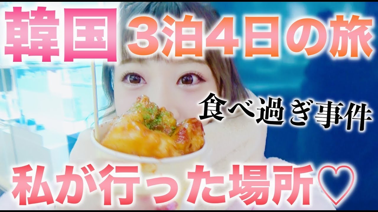 楽しすぎた韓国旅行♡明洞の屋台食べ歩き&噂の可愛い場所へ♡