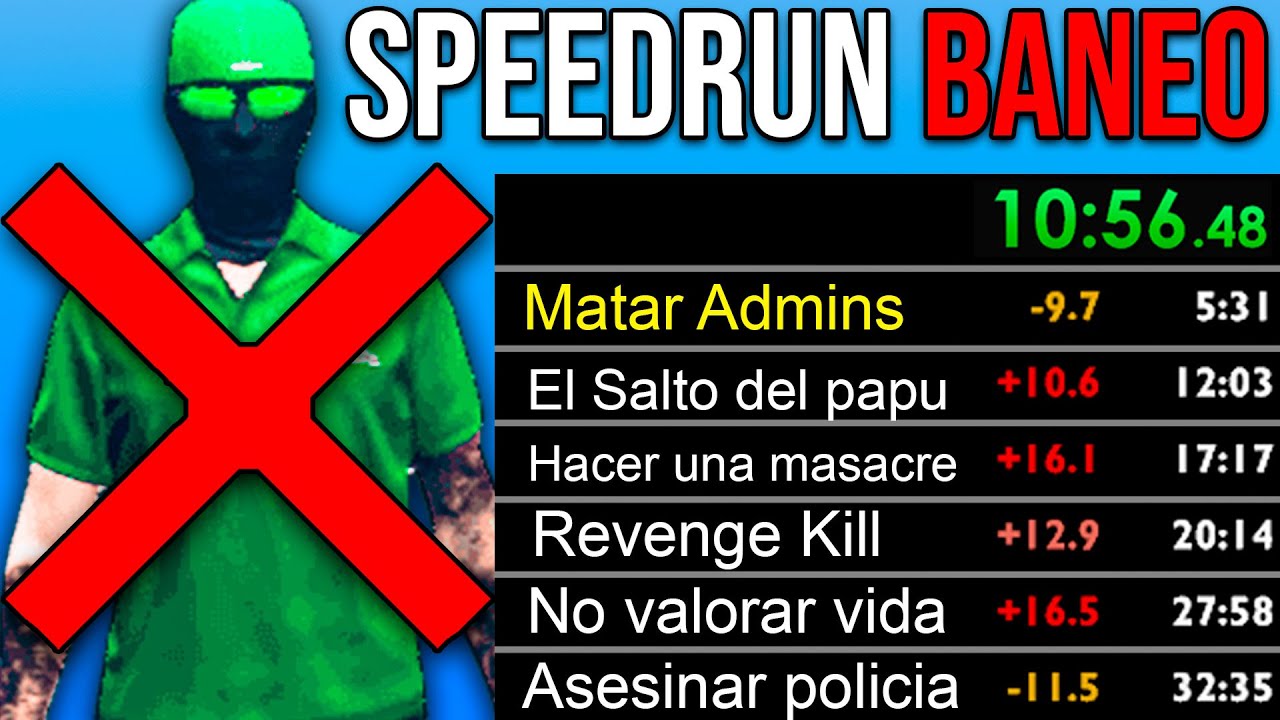 Hice un SPEEDRUN de BANEO en Gta Rp