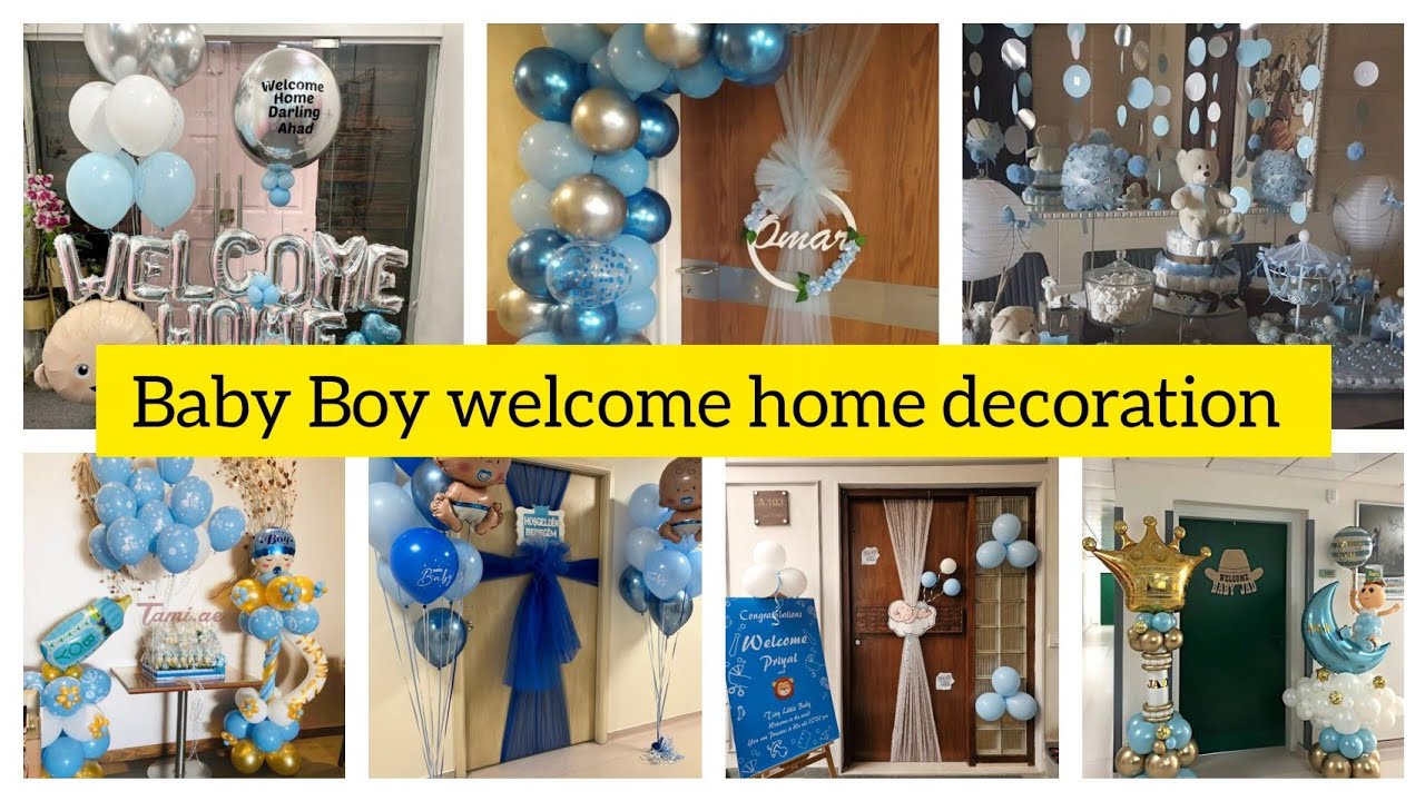 Most Demanding Newborn Baby Boy Welcome Home Decoration Ideas 👶💙 | Trendy Setup