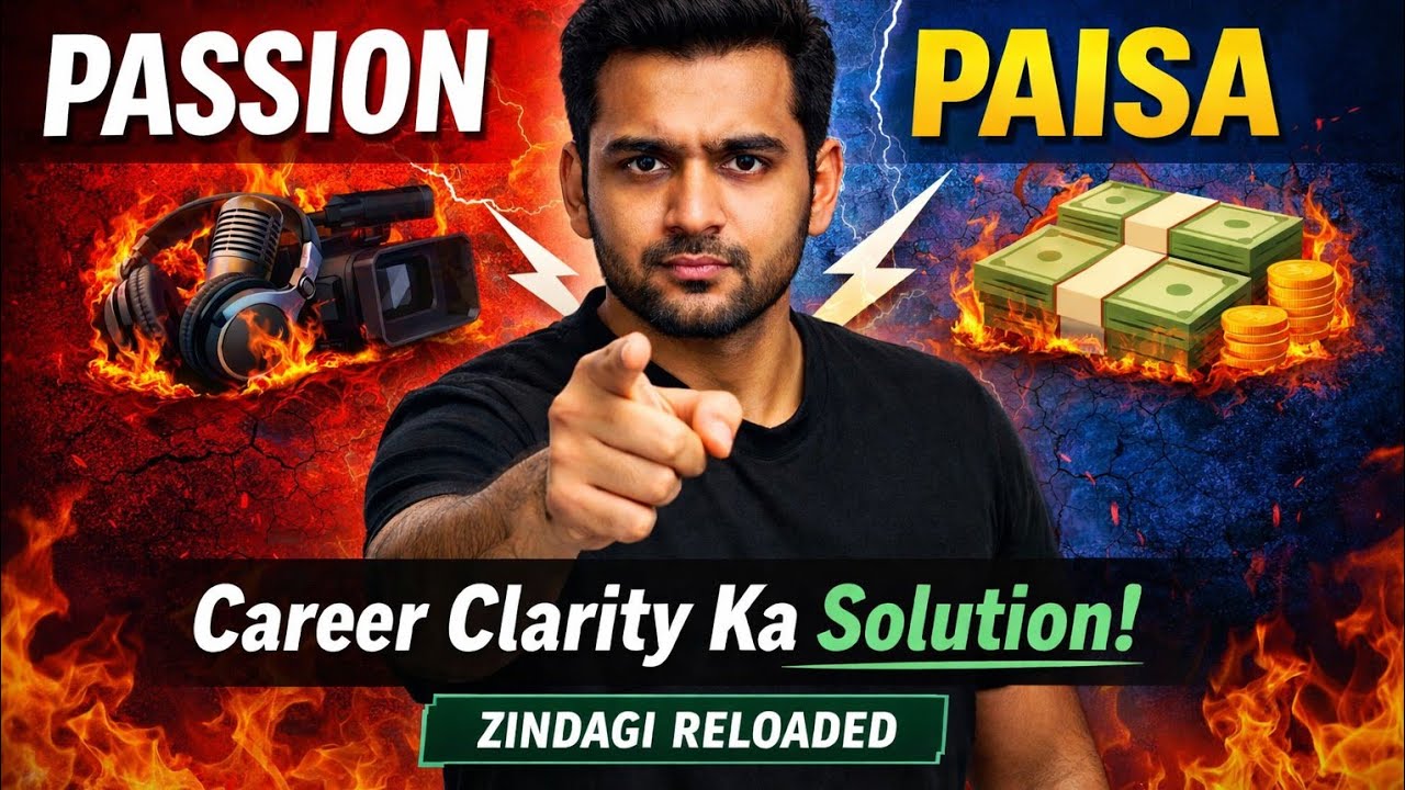 Stop Following Passion! Pehle Ye Samjho… (Career Clarity Final Part) @ZindagiReloadeddd 
