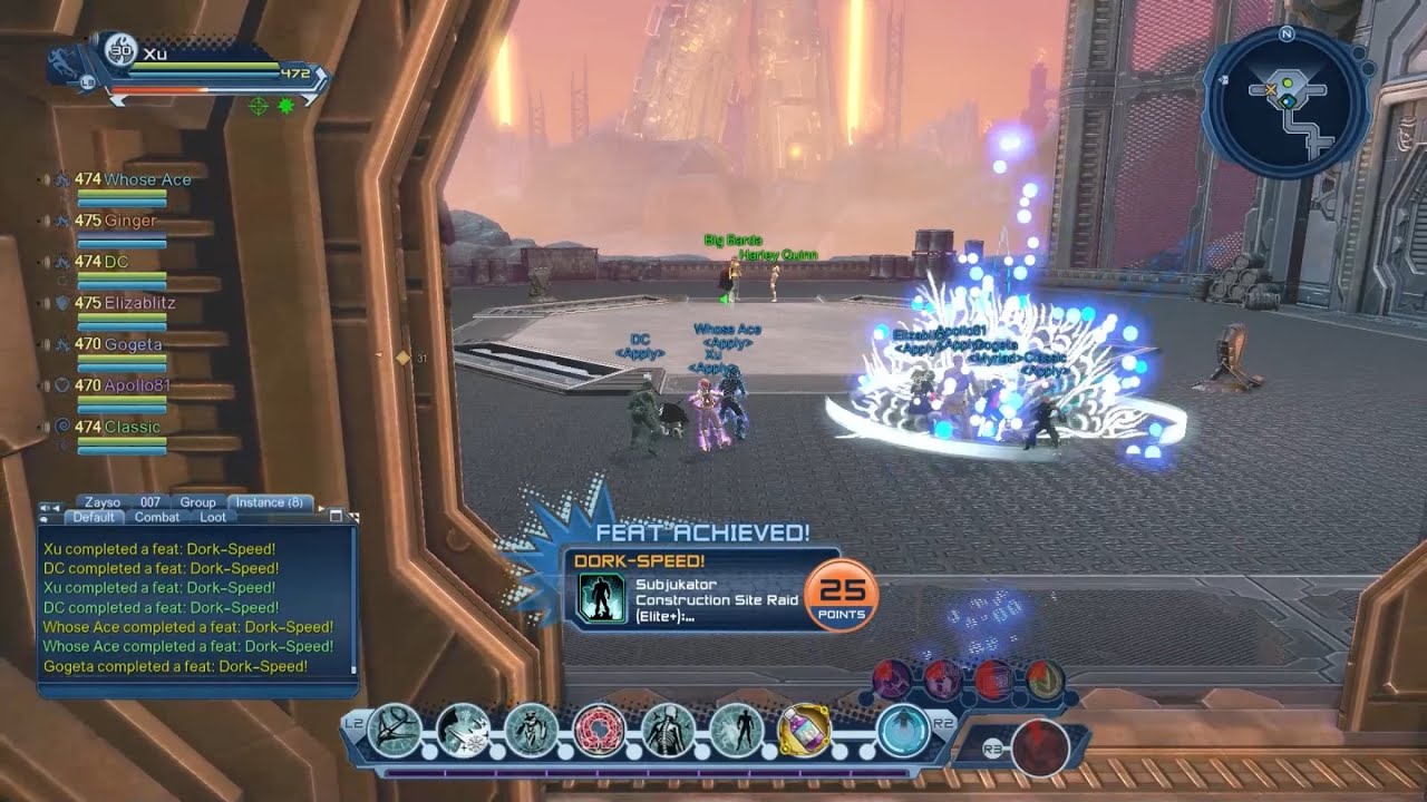 DCUO SCSe+ Dork-Speed Feat (Apply)