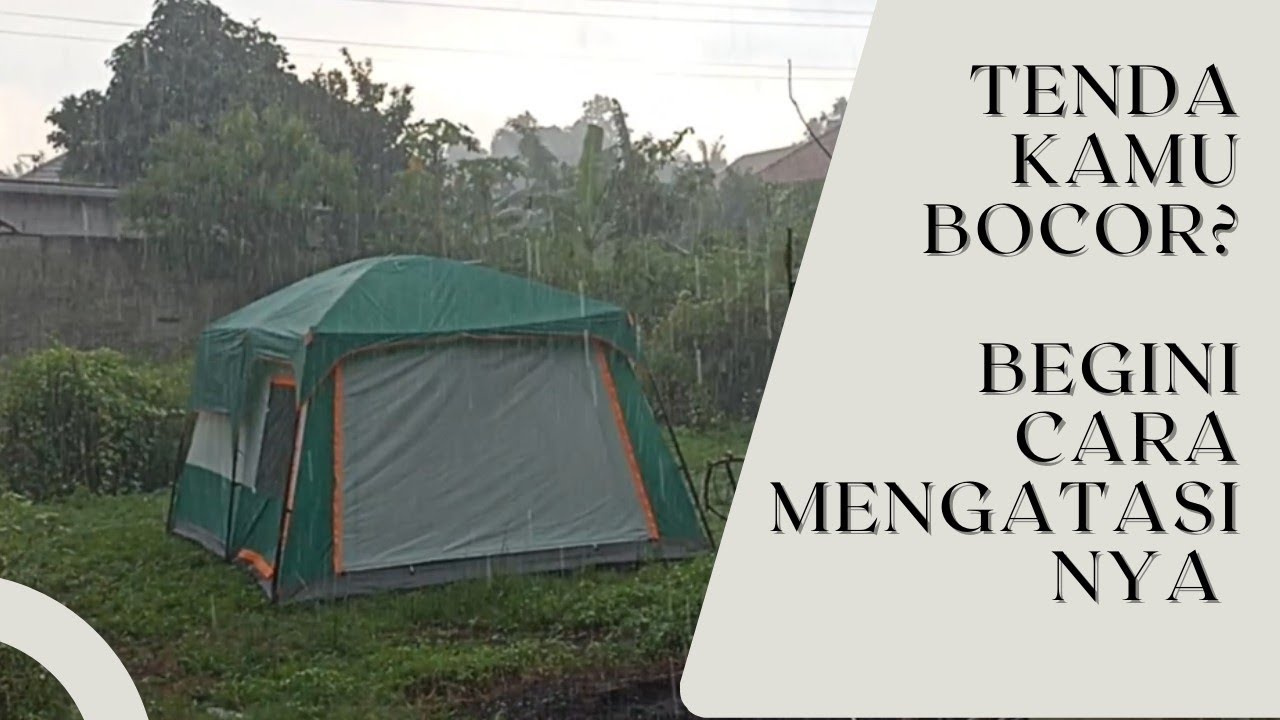 Test Ketahanan Air Tenda Camel TE-02