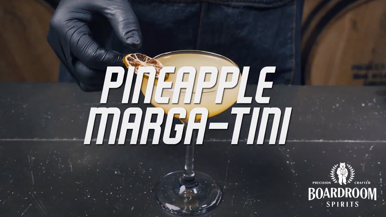 How to make a Pineapple Marga-tini  | Drinking Fancy