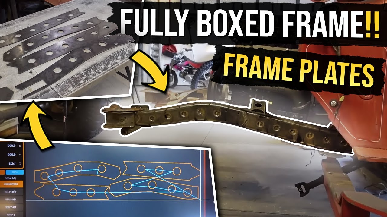 Making a TOYOTA Frame Strong Enough To Handle 1 TONS, 40'S AND A V8!!!
