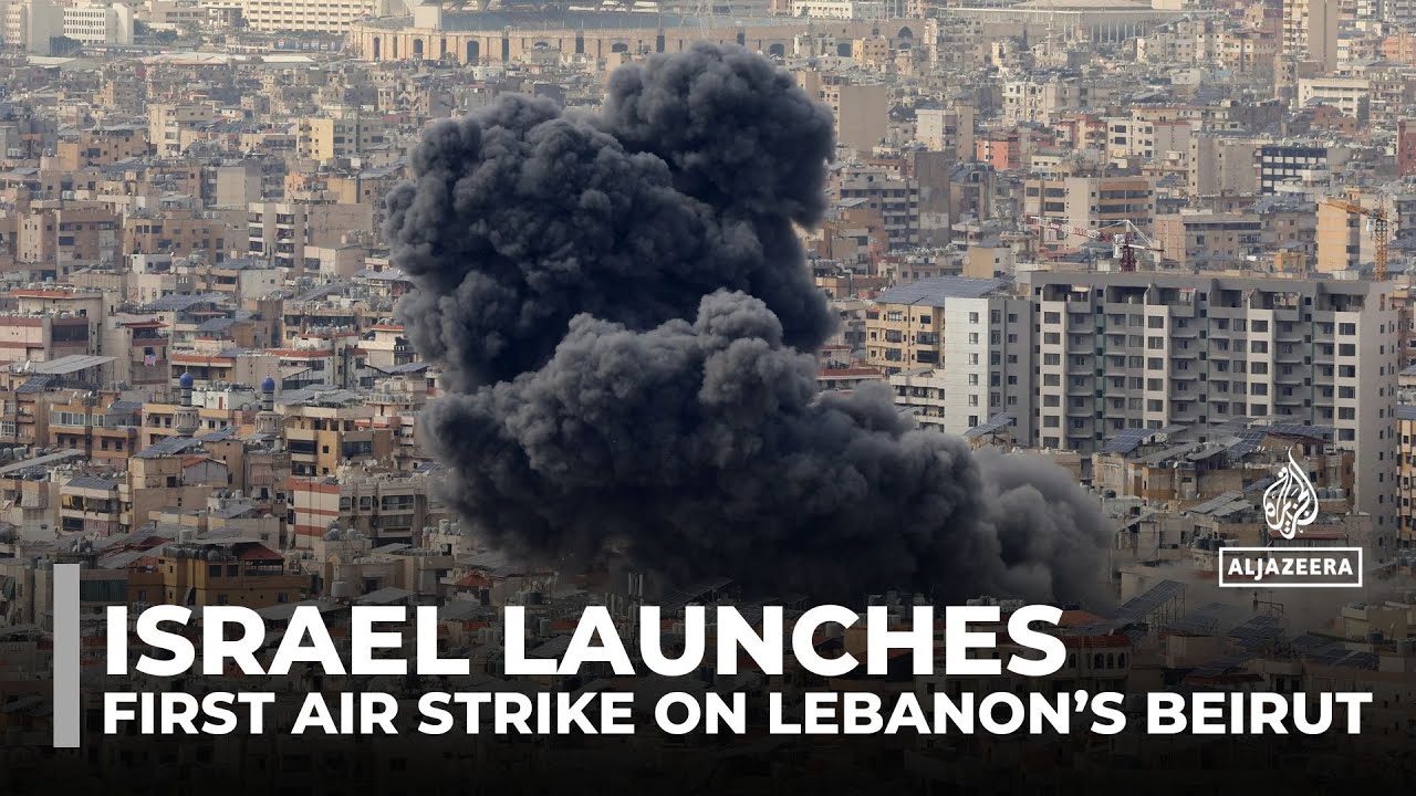 Israel launches first air strike on Lebanon&rsquo;s Beirut since November truce