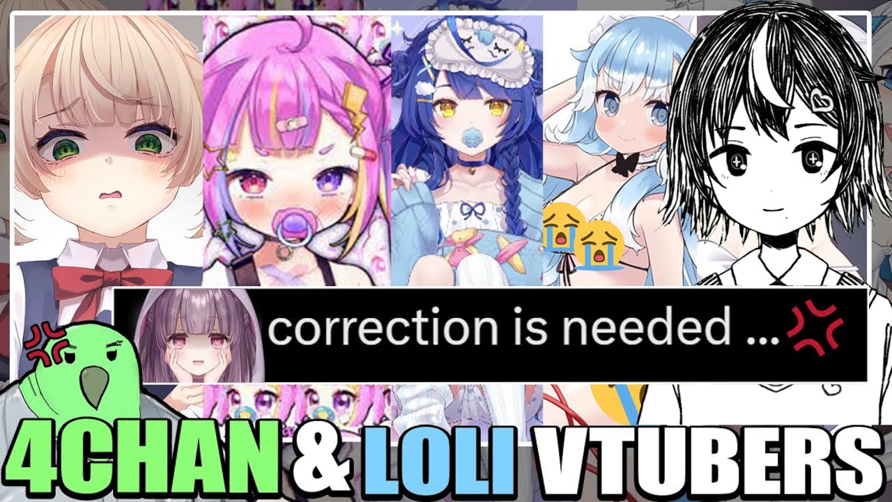 4chan Losing It Over Loli Vtubers | Parrot4chan Reaction