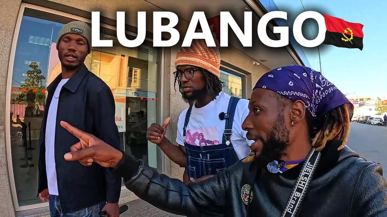 DO CANADÁ 🇨🇦 PARA LUBANGO 🇦🇴 TRÊS YOUTUBERS RODANDO PELAS RUAS DE LUBANGO