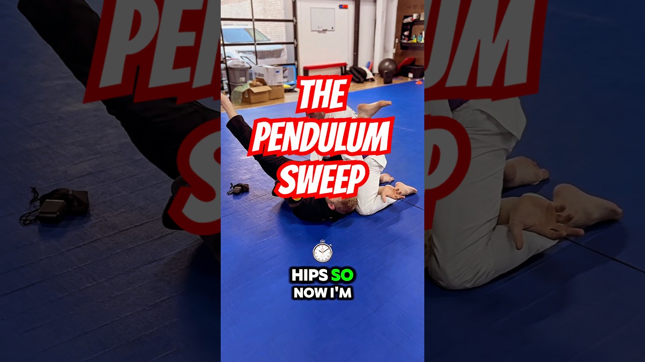 THE PENDULUM SWEEP! #bjj #jiujitsu #jiujitsulifestyle #bjjlifestyle