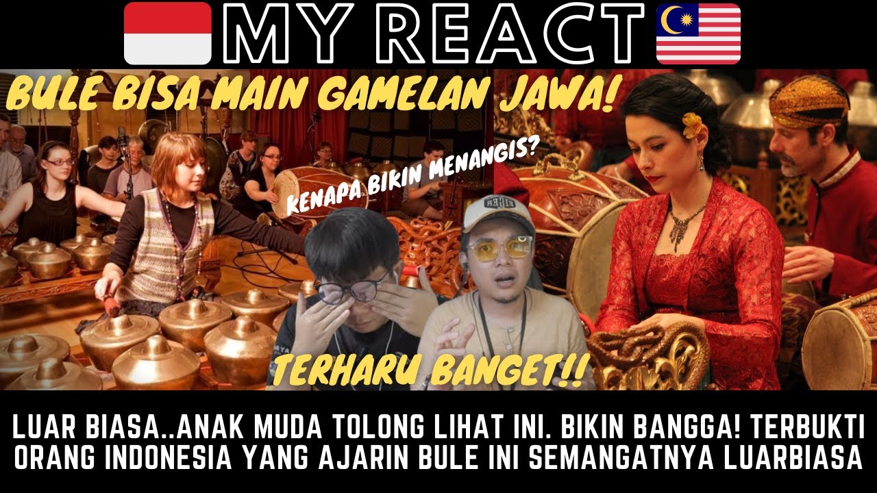 BIKIN MEWEK! MERINDING BILA BULE BISA BERMAIN DAN MENGHARGAI MUSIC GAMELAN JAWA INDONESIA