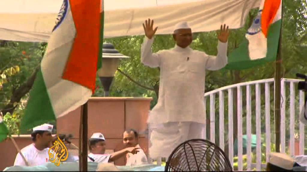 Indian activist on hunger strike in protest over corruption