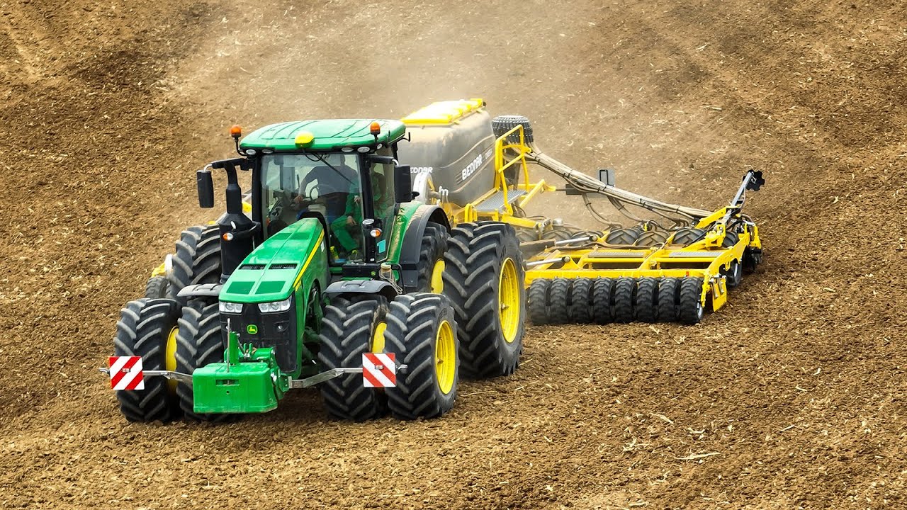 John Deere 8370R & Bednar Omega OO 8000L [ Sejba s&oacute;je na Slovensku ]