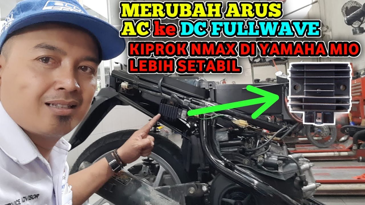 FULLWAVE MERUBAH ARUS AC MENJADI DC PASANG KIPROK YAMAHA NMAX,TINGGALKAN KIPROK TIGER