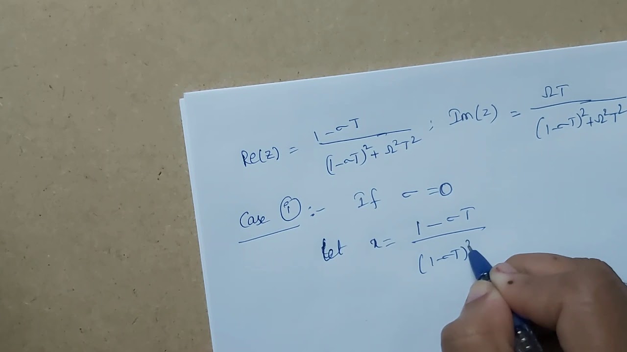 IIR FILTER DESIGN BY APPROXIMATION OF DERIVATIVES |Problems And Derivation Explained