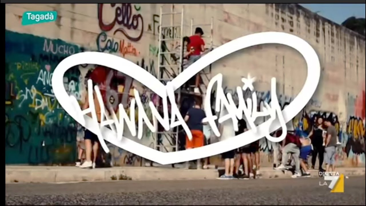 Hawana Family [LA7 - Tagadà] | Un murales per le vittime della strada