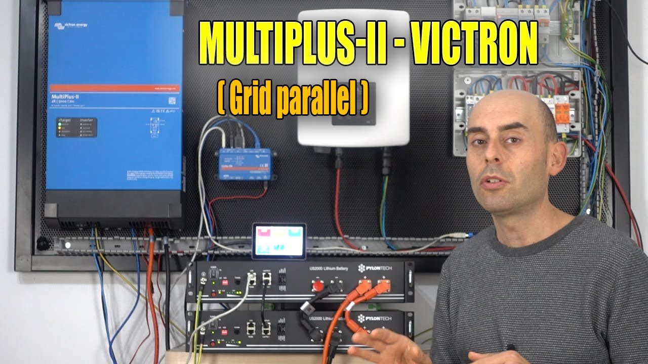 MultiPlus-II (ESS Grid-parallel) autoconsumo fotovoltaico con acumulación Victron Energy
