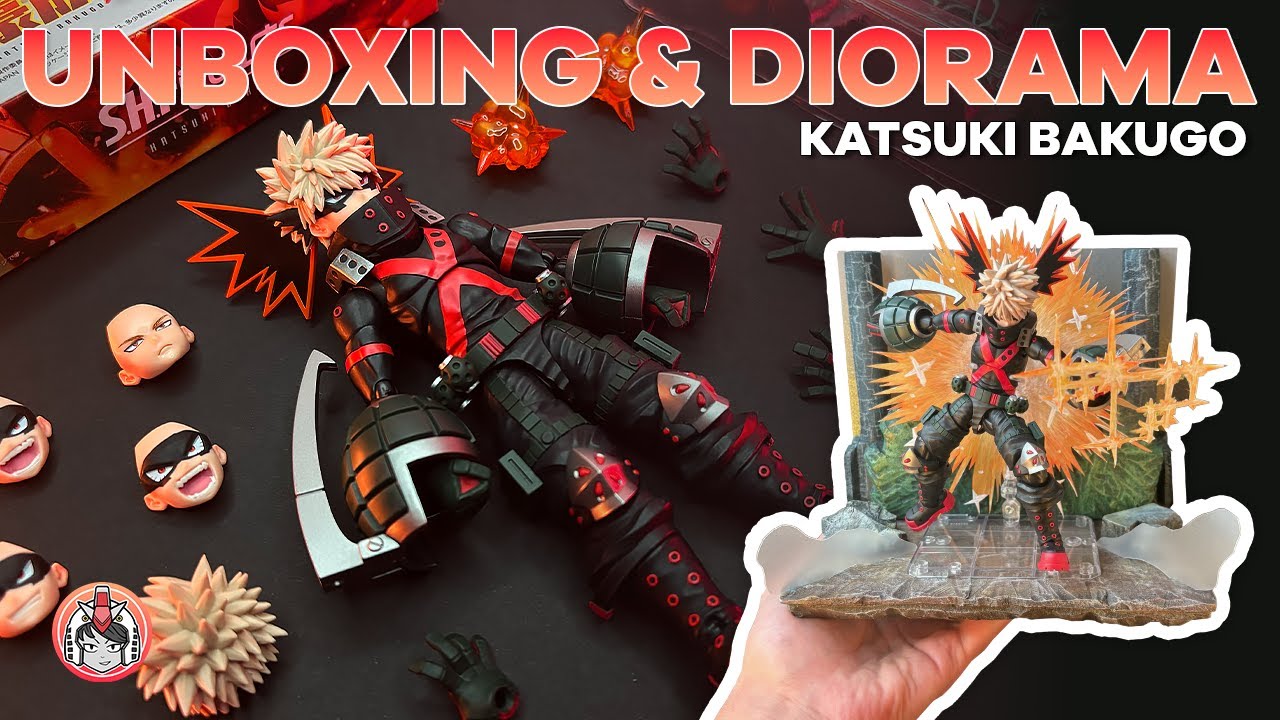 FULL POWER CLUSTER Diorama for Katsuki Bakugo | SHFiguarts | Unboxing | ASMR | My Hero Academia
