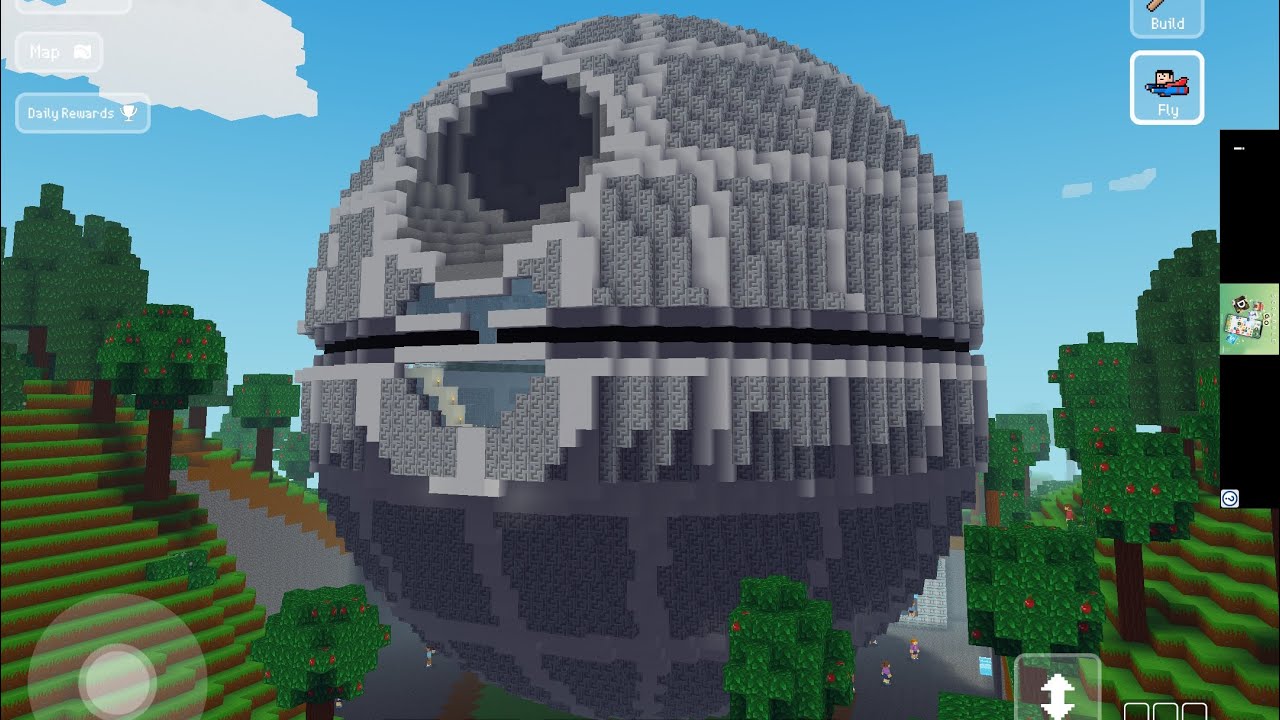 Block craft 3D building simulator doom star