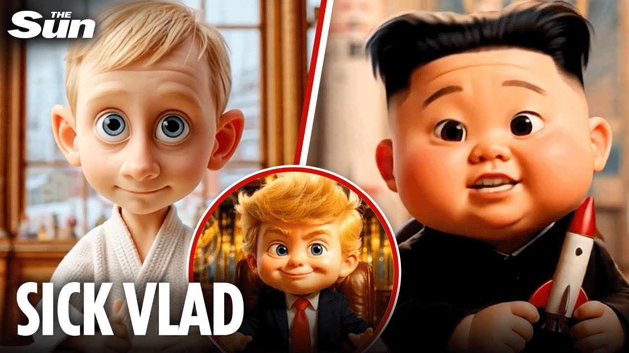 Desperate Putin launches twisted 'baby Trump' cartoon to brainwash Russian kids