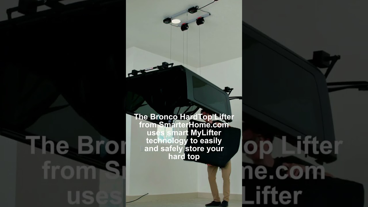 Discover effortless storage solutions with the Bronco HardTop Lifter from SmarterHome...