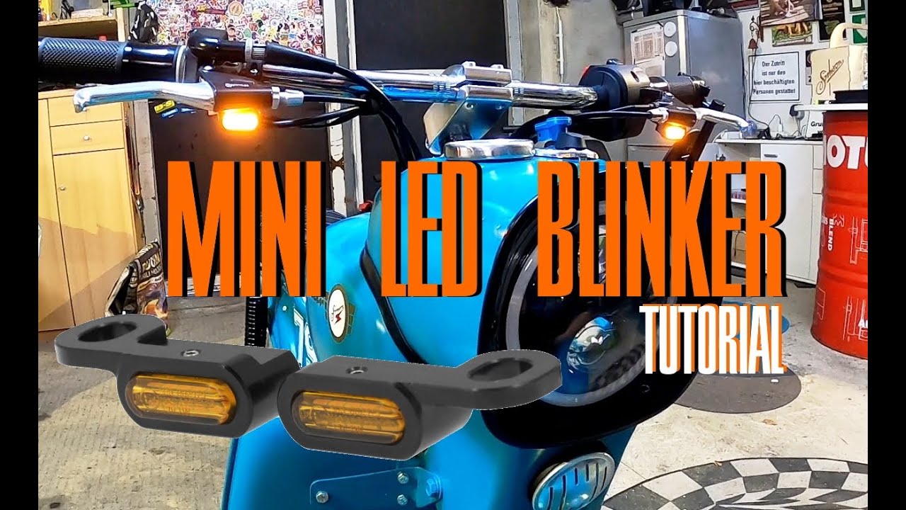 Mini LED Blinker | Montage | Tutorial | Simson Star | Motorrad