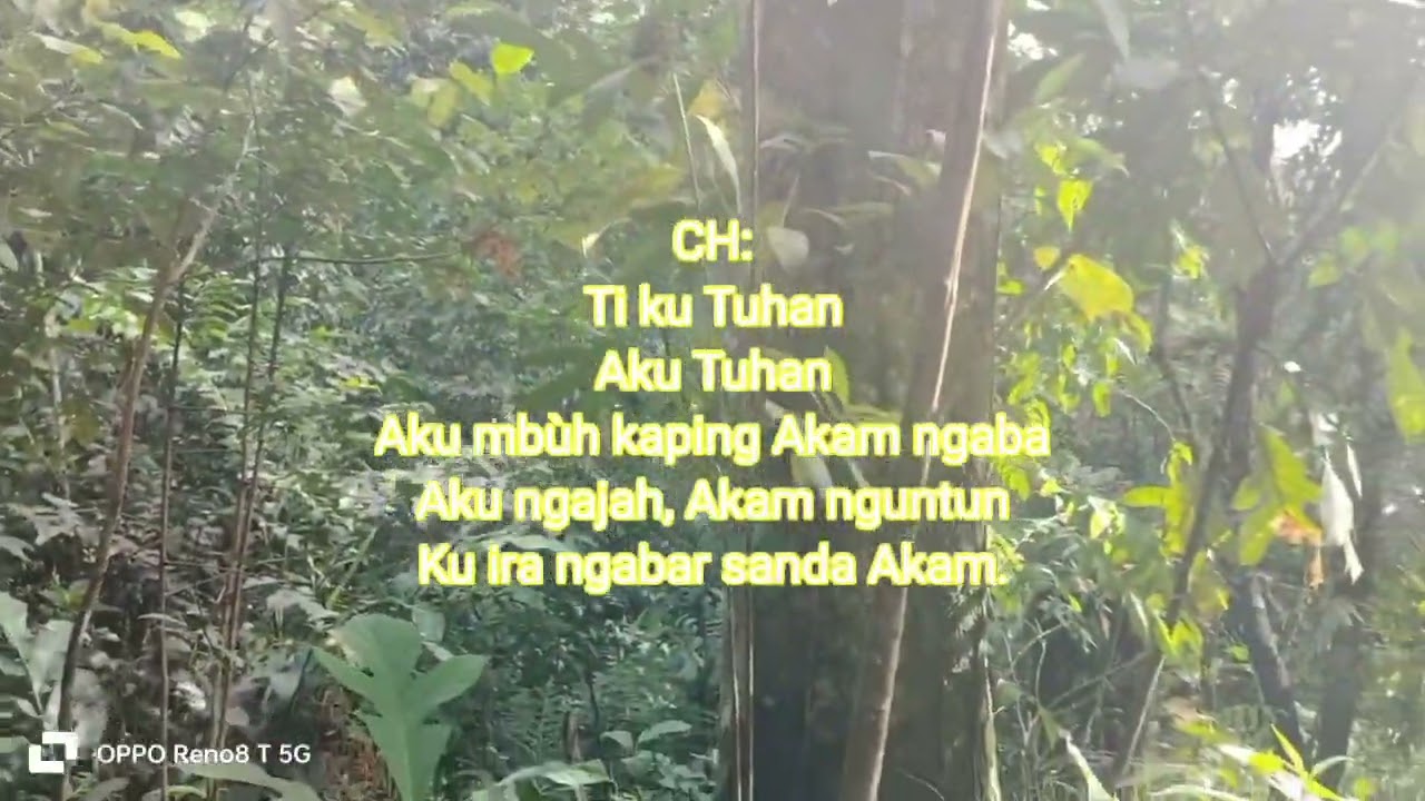 AKU MAH TUHAN | HERE I AM LORD - TUNE | LAGU ROHANI BIDAYUH 