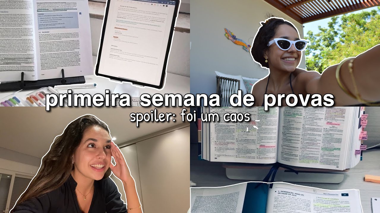 semana de provas na faculdade de direito!! (vlog)