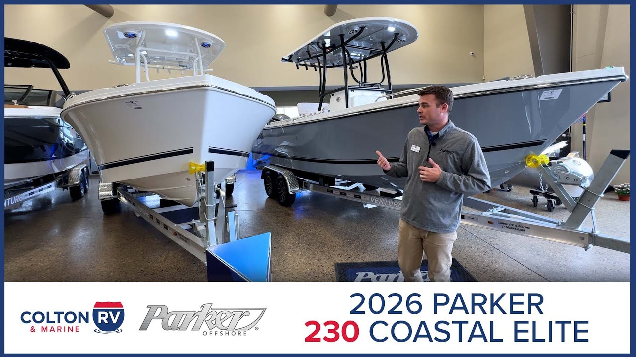 НОВИНКА 2026 года Parker Boats 230 Coastal Elite с центральной консолью Tour
