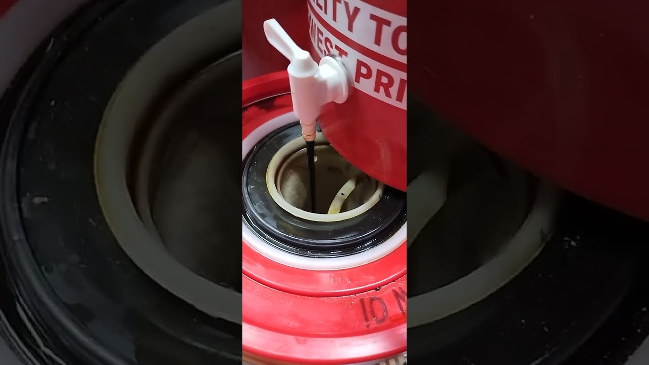 How to filter waste oil at home on the cheap.