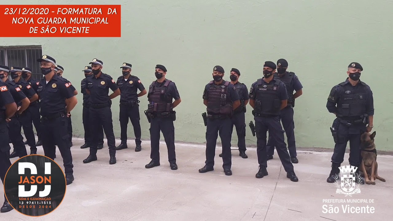 23.12.2020 - FORMATURA DA GUARDA MUNICIPAL DE SÃO VICENTE