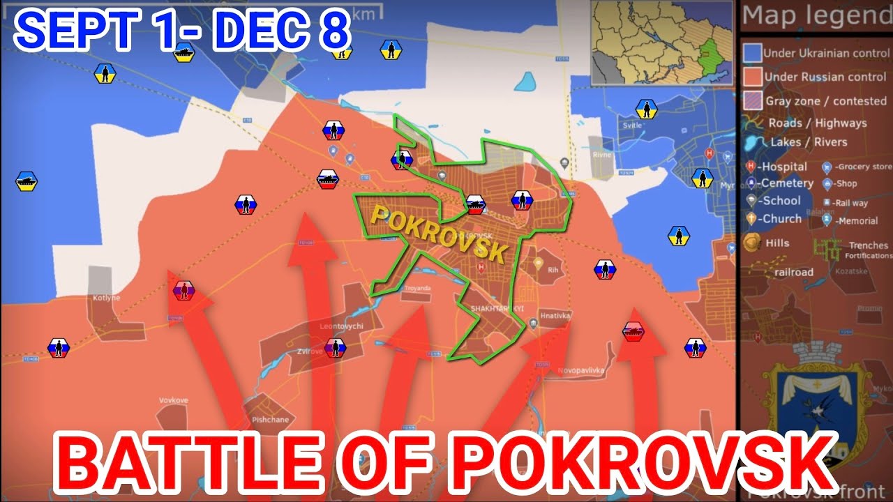 Battle of Pokrovsk | Everyday [1 Sept - 8 Dec 2025]