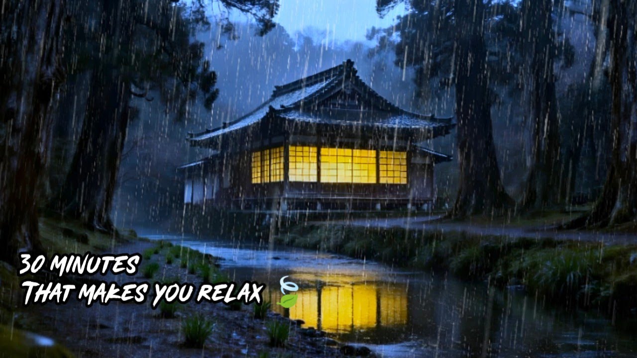 Calming Rain & Thunder Sounds for Anxiety and Sleep | ASMR
