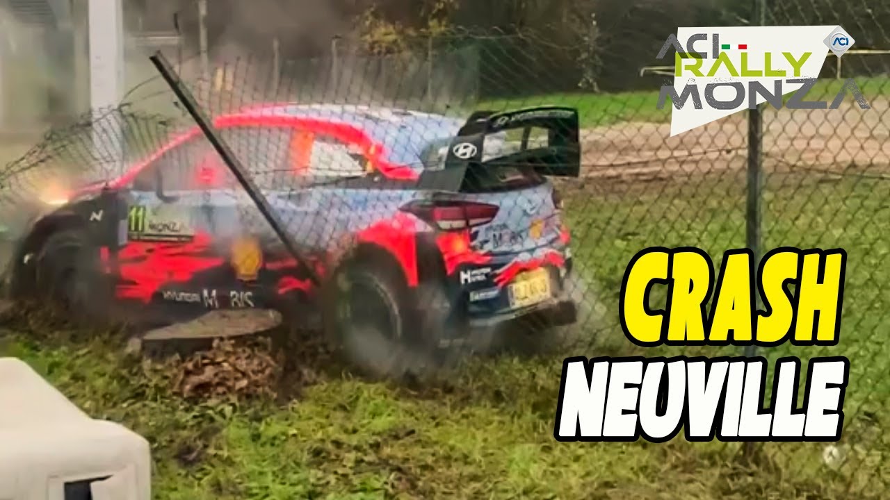 CRASH Thierry Neuville & Nicolas Gilsoul  &ndash; ACI Rally Monza 2020| WRC