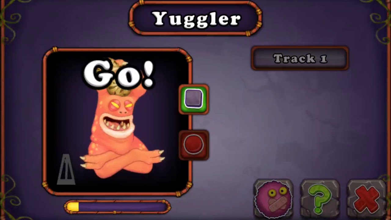 My Singing Monsters Psychic island Yuggler sounds and animation