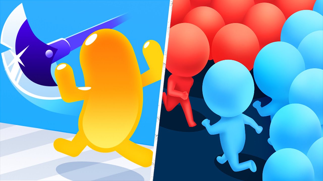 Satisfying Mobile Games 2023 - Join Blob Clash 3D, Count Masters, Giant Rush, Sandwich Runner...