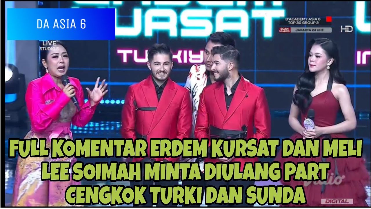 Erdem Kursat dan Meli Lee Soimah: Full komentar ingin diulang dibagian cengkok turki dan sunda