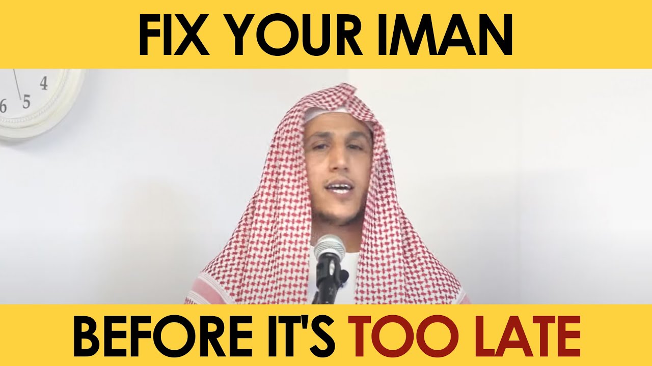 Fix Your Iman Before It's Too Late | Jumuah Khutbah | Shamsi