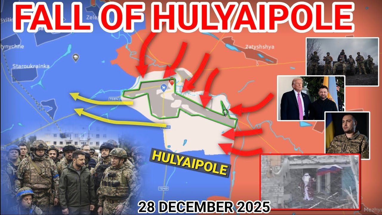 Hulyaipole and Myrnohrad have fallen | Penetrations in the city of Lyman [28 December 2025]