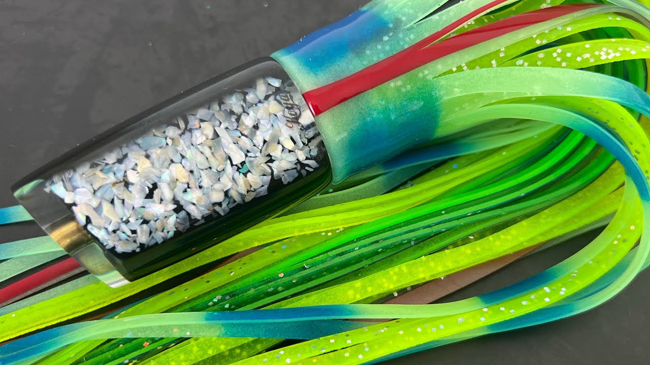 How To Rubber Skirt A Trolling Lure