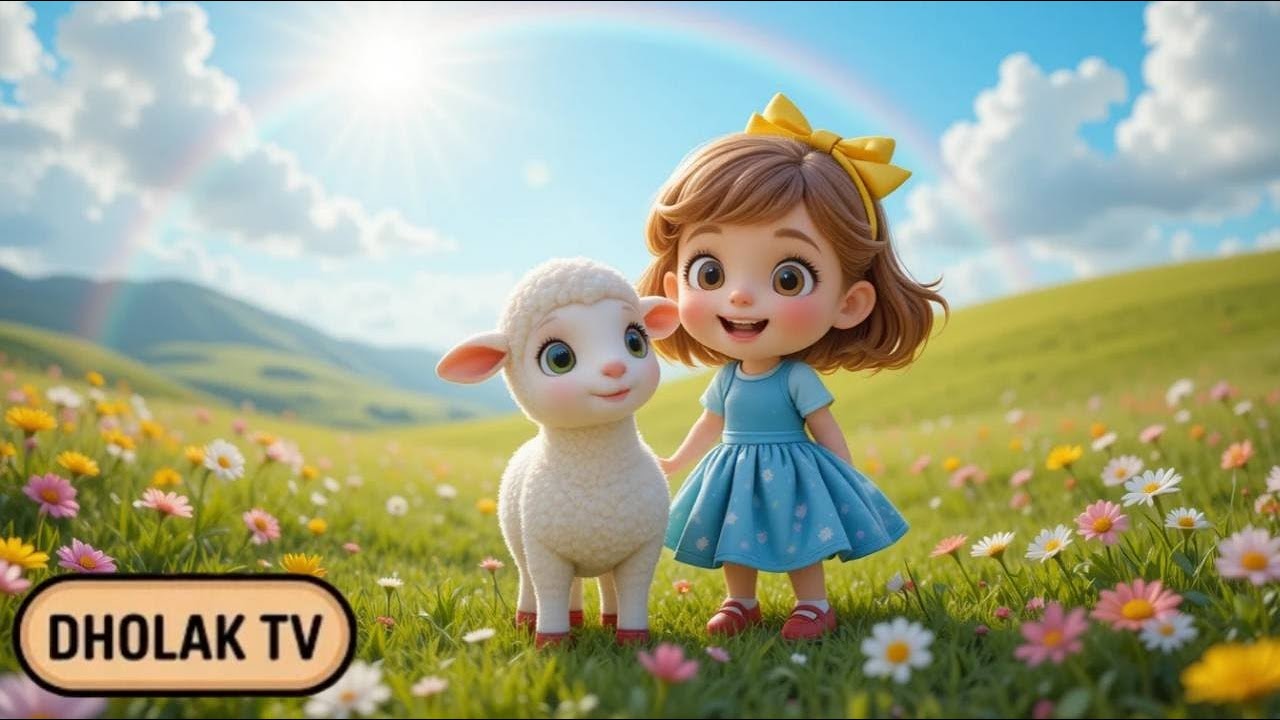 Mary Had a Little Lamb 🐑 | 3D Cartoon Nursery Rhyme for Kids | Kids Songs & Rhymes