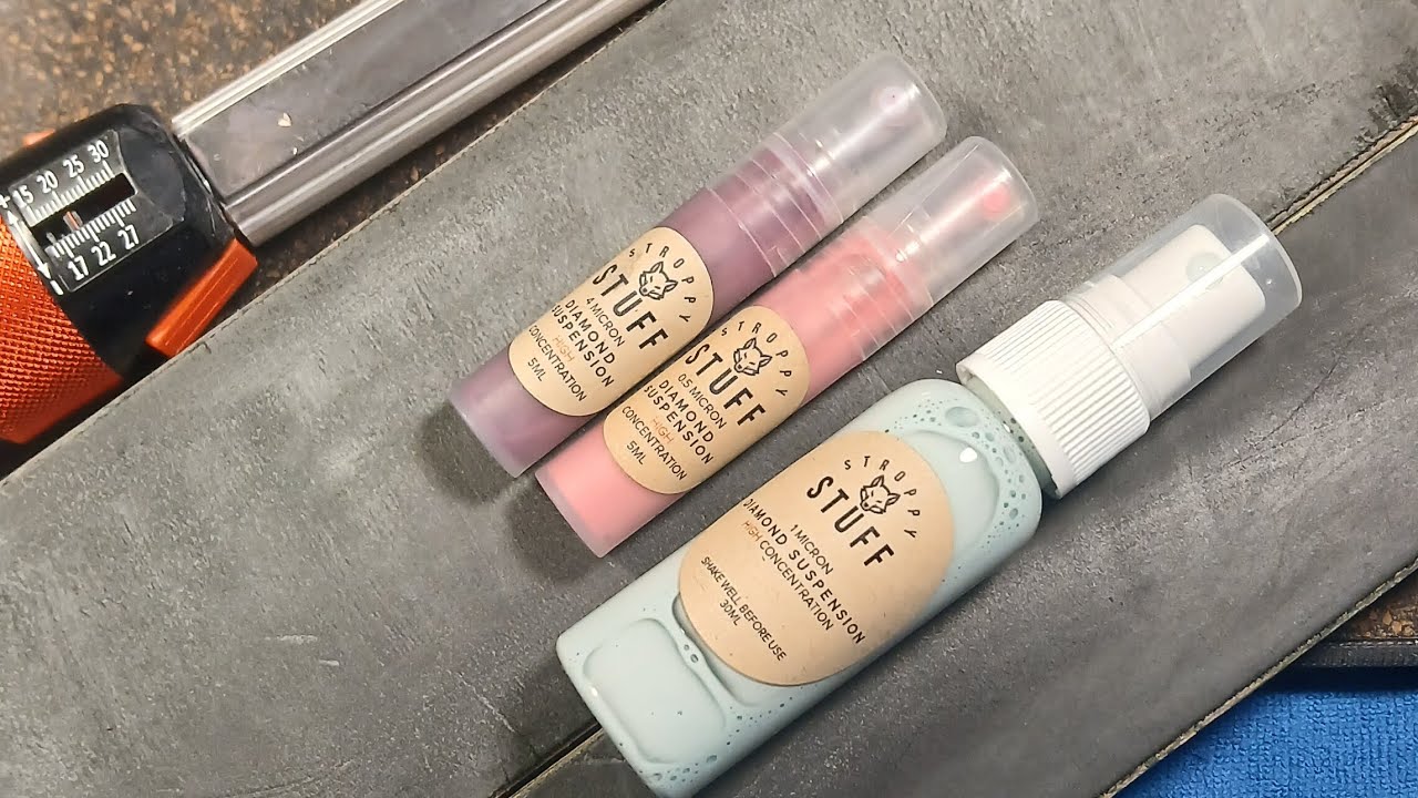 Tunning Up some knife Edges with Stroppy Stuff #edc #tools #everydaycarry