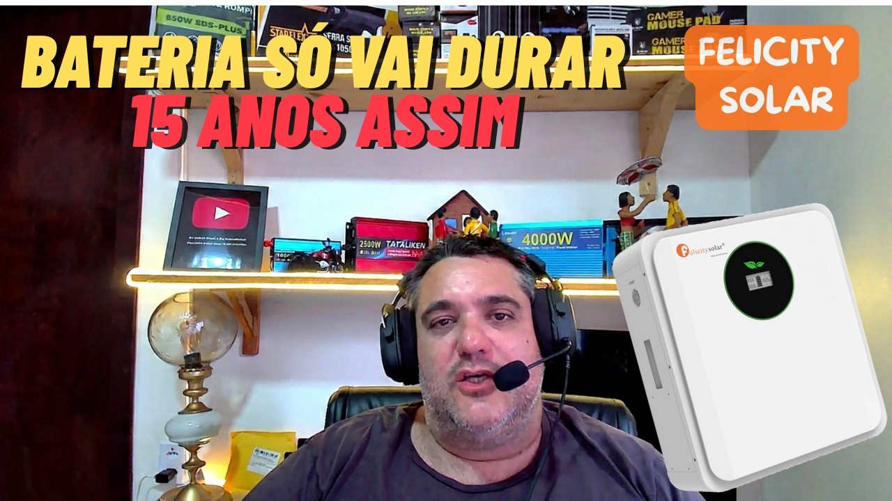 A Verdade Sobre os 100A da Felicity: Por que ela DESLIGA e como atingir 15 ANOS de vida?