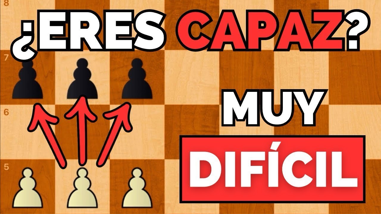 TE RETO a RESOLVER estos PROBLEMAS de AJEDREZ😱♟️