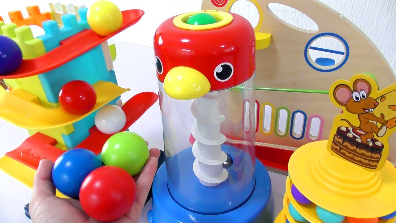 Marble run race  ☆ Summary video of over 10 types of Colorful marble .Compilation  1h video ！