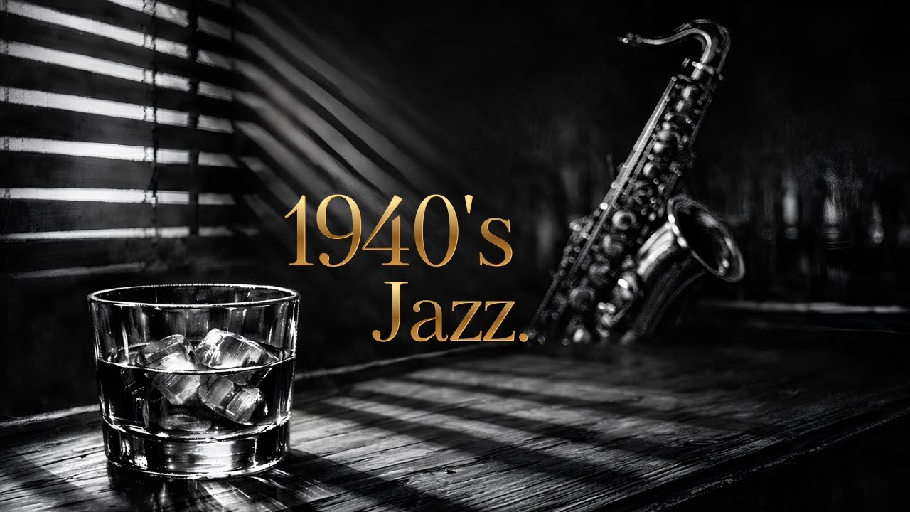 Whiskey and Shadows | 1940s Jazz Bar Ambiance – Retro Noir