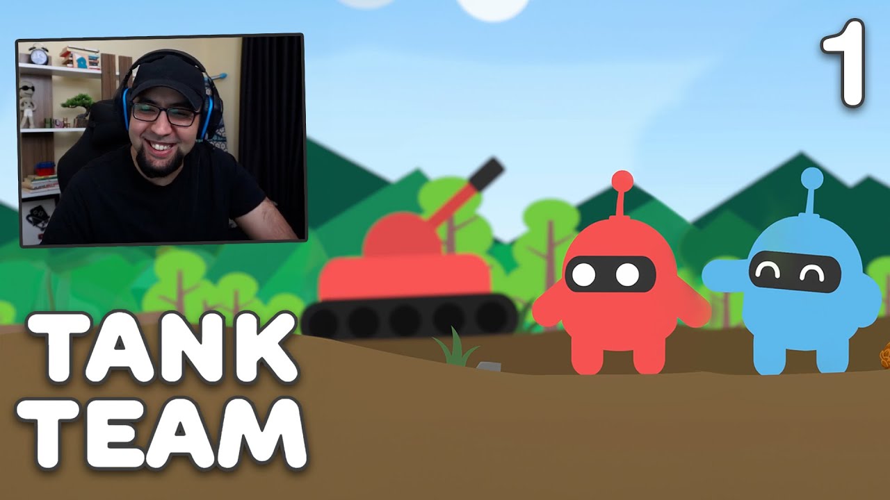 4 Kişi 1 Tankı Yönet, Rakibi Patlat! - Tank Team #1