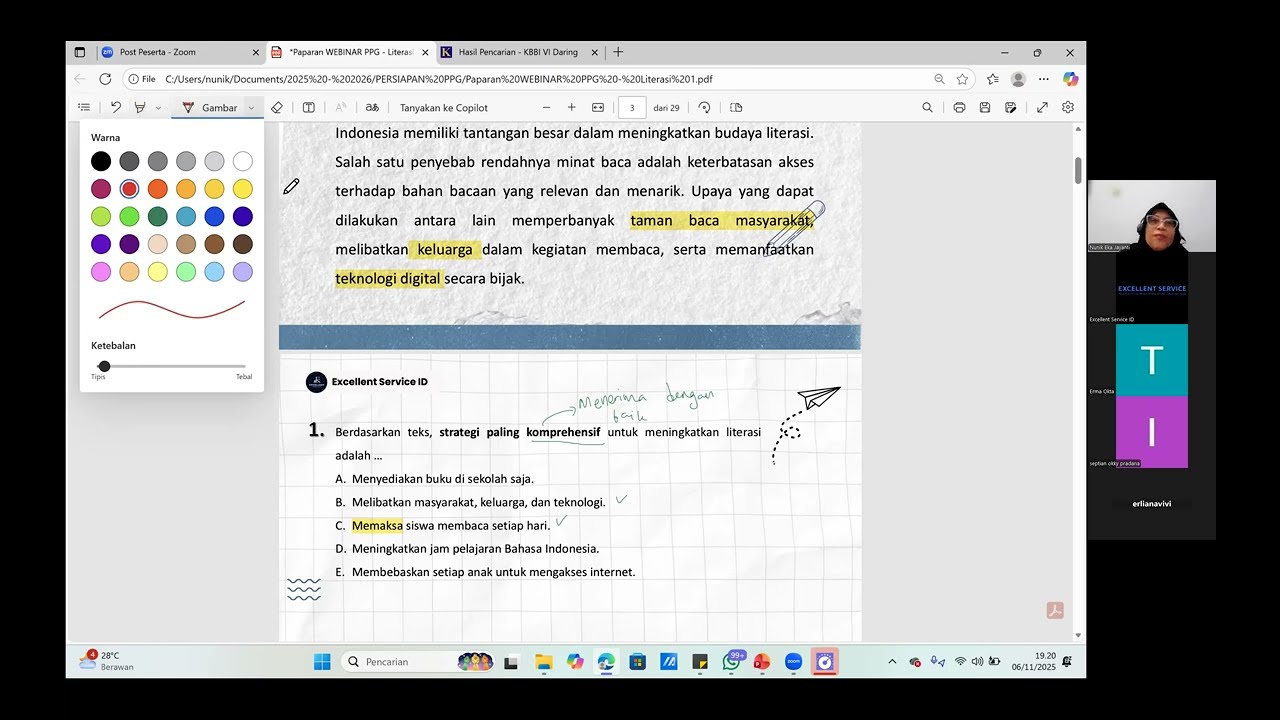 Bootcamp Kelas Literasi PPG Calon Guru Tahun 2025