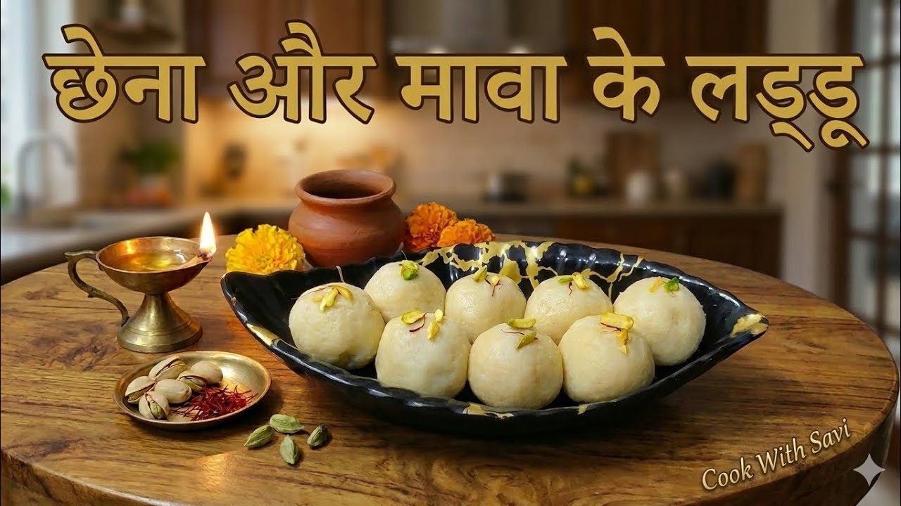 सिर्फ 2 चीजों से बनाएं छेना मावा के लड्डू | मुंह में घुल जाने वाली मिठाई