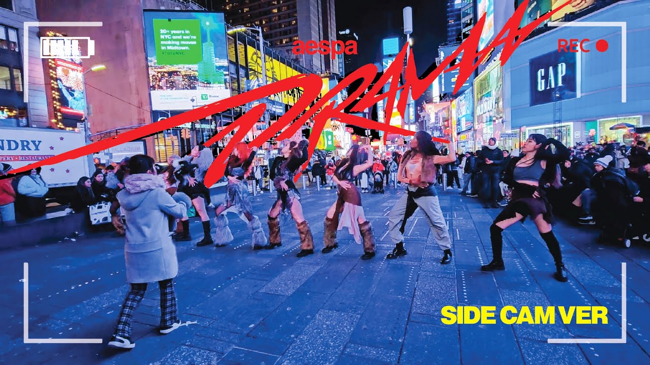 [KPOP IN PUBLIC TIMES SQUARE / SIDE CAM] aespa 에스파 'Drama' Dance Cover by OFFBRND