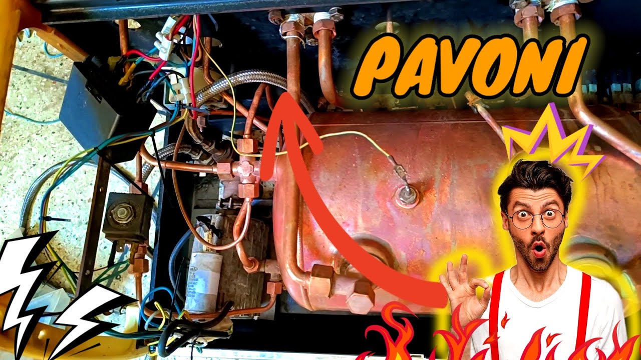 اصلاح ماكينة القهوة pavoni