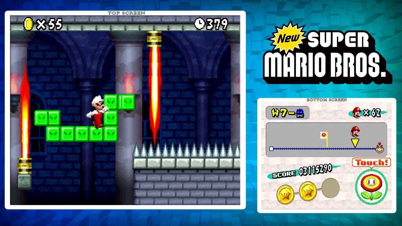 New Super Mario Bros. DS: World 7-Castle